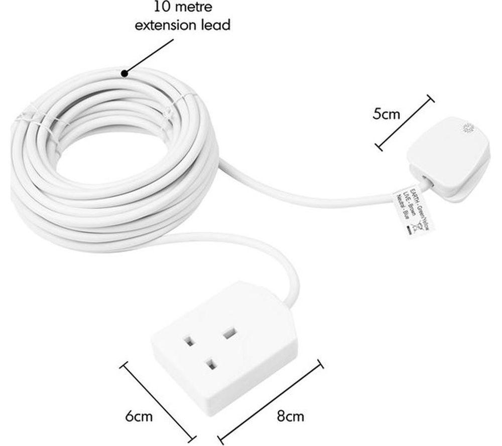 BENROSS 45280 Extension Lead - 10 m, White image number 2 of 4
