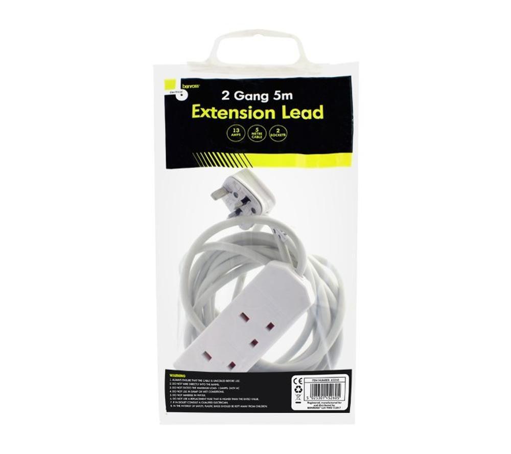 BENROSS 2-Socket Extension Lead - 5 m image number 5 of 5