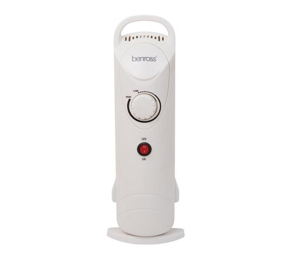 BENROSS Portable Oil-Filled Radiator - White