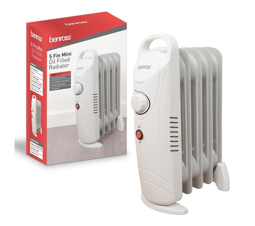 BENROSS Portable Oil-Filled Radiator - White image number 12 of 12