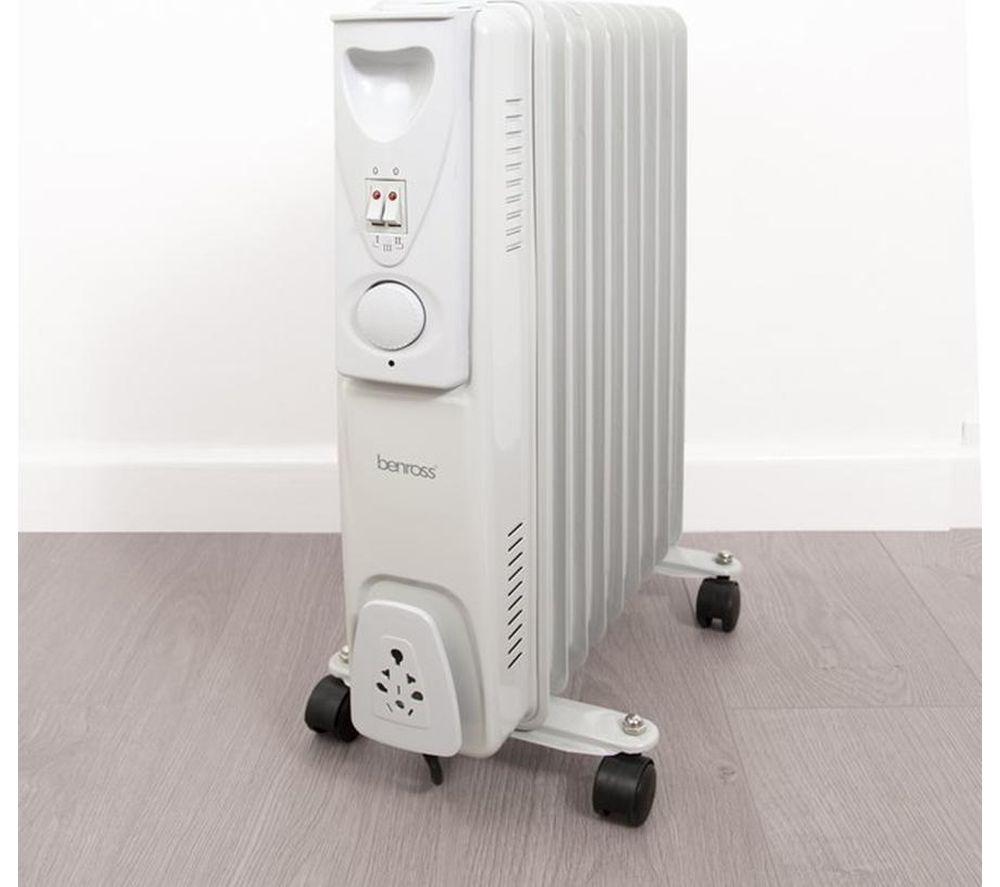 BENROSS Portable Oil-Filled Radiator - White image number 5 of 5