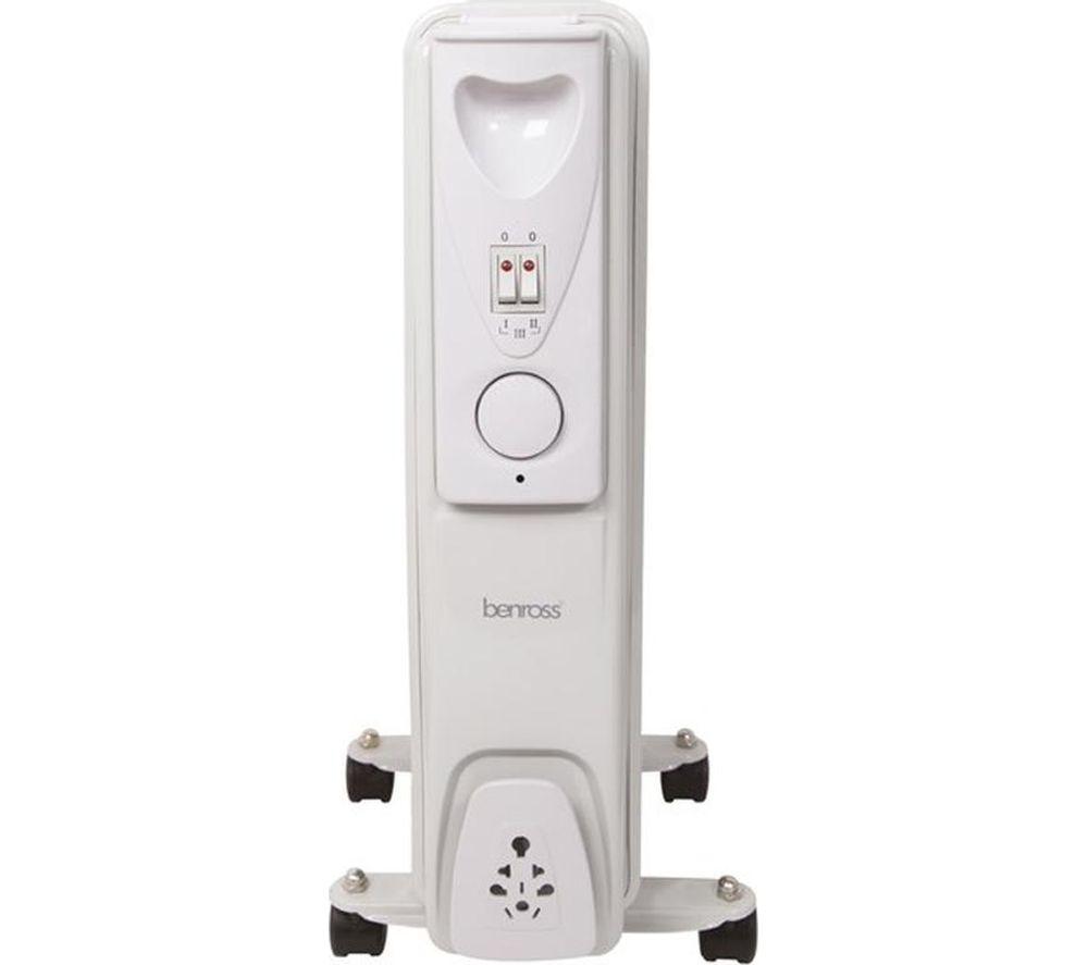 BENROSS Portable Oil-Filled Radiator - White, White