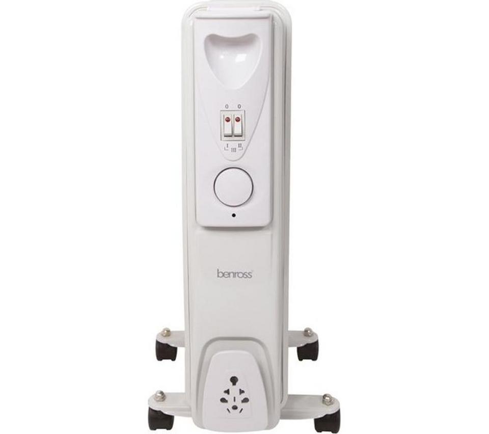 BENROSS Portable Oil-Filled Radiator - White