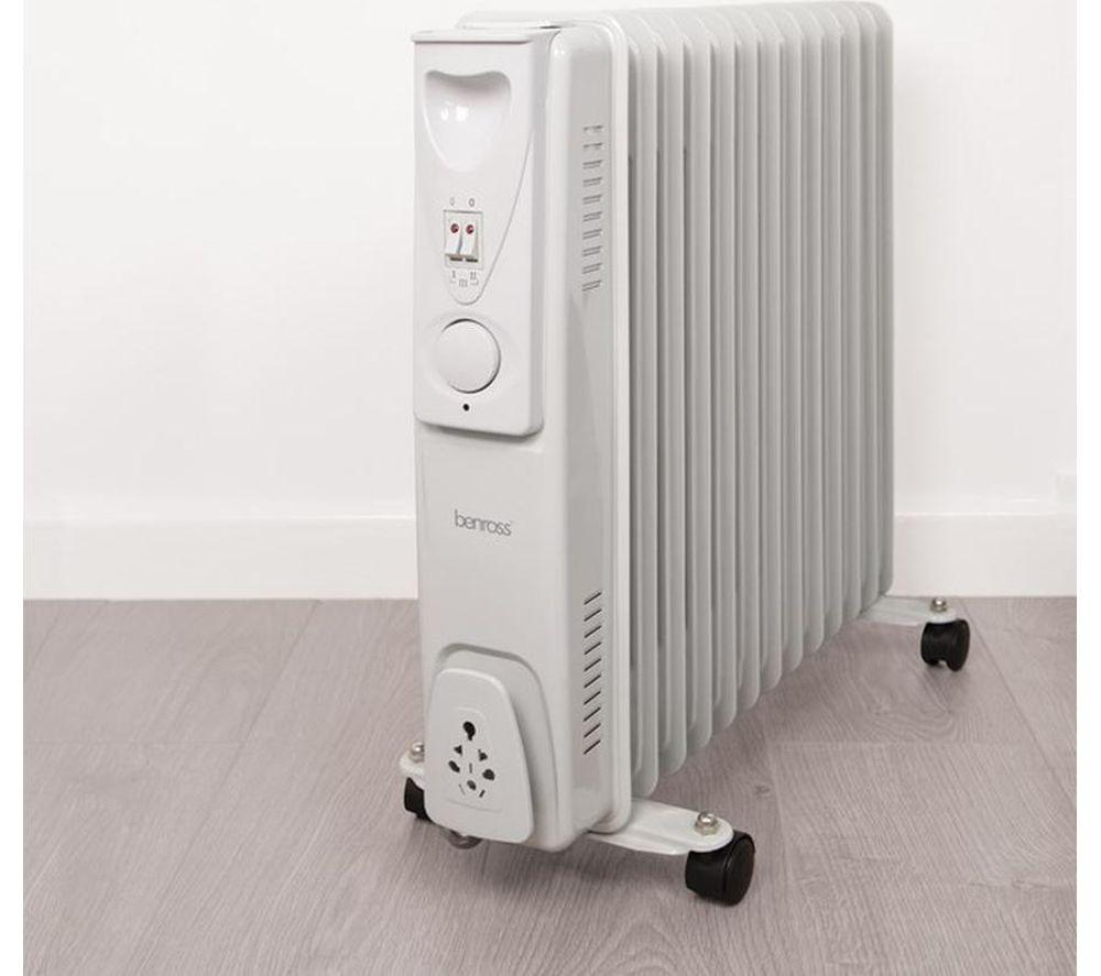 BENROSS Portable Oil-Filled Radiator - White image number 5 of 5