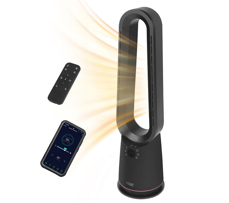 RUSSELL HOBBS RHBHC2030B-SMT Bladeless Fan Heater - Black