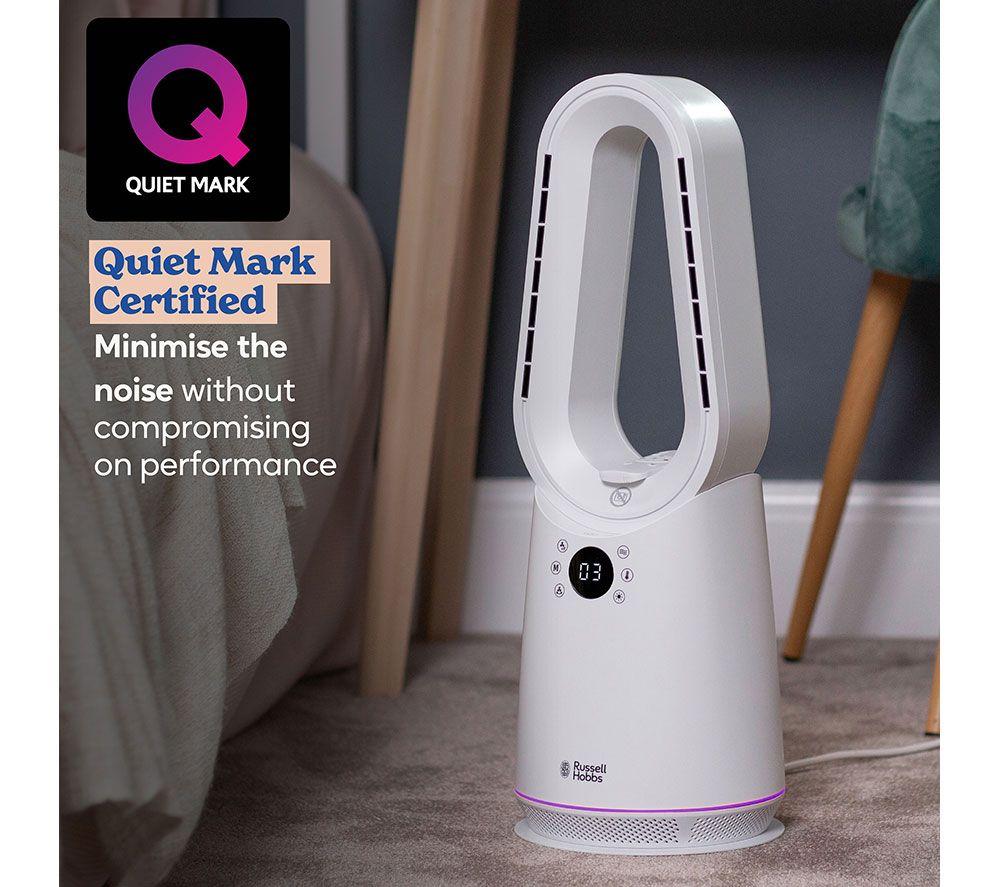 RUSSELL HOBBS RHCBLDL3IN1 Bladeless Fan Heater - White image number 4 of 15