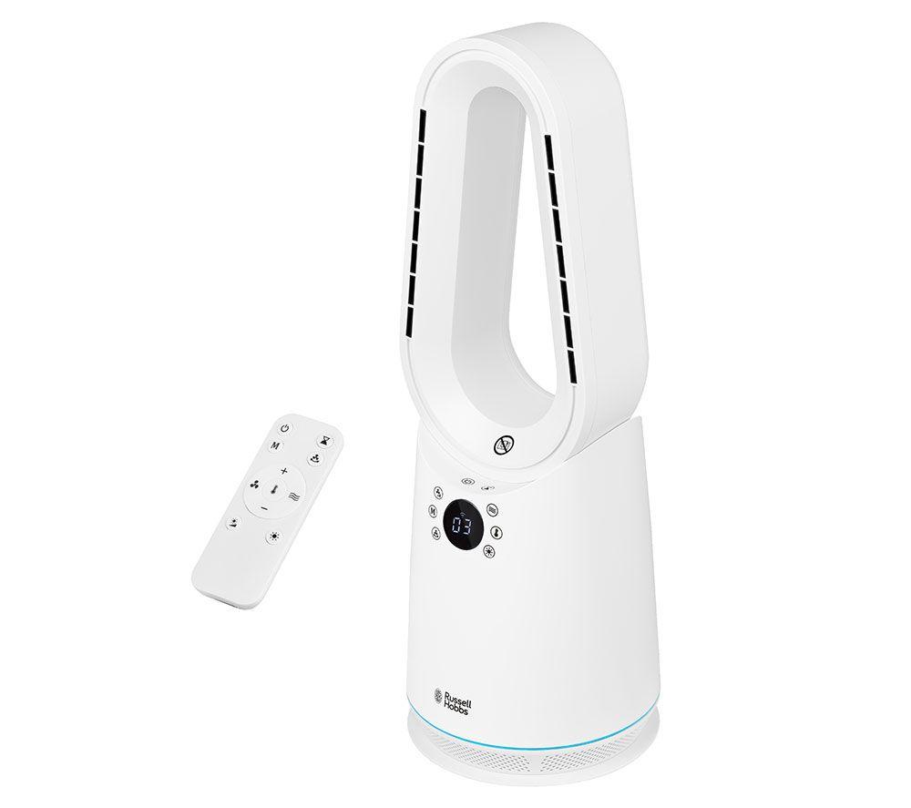 RUSSELL HOBBS RHCBLDL3IN1 Bladeless Fan Heater - White image number 15 of 15