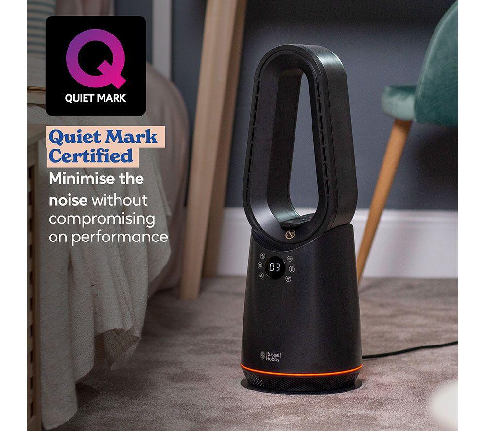 RUSSELL HOBBS RHCBLDL3IN1B Bladeless Fan Heater - Black image number 4 of 15