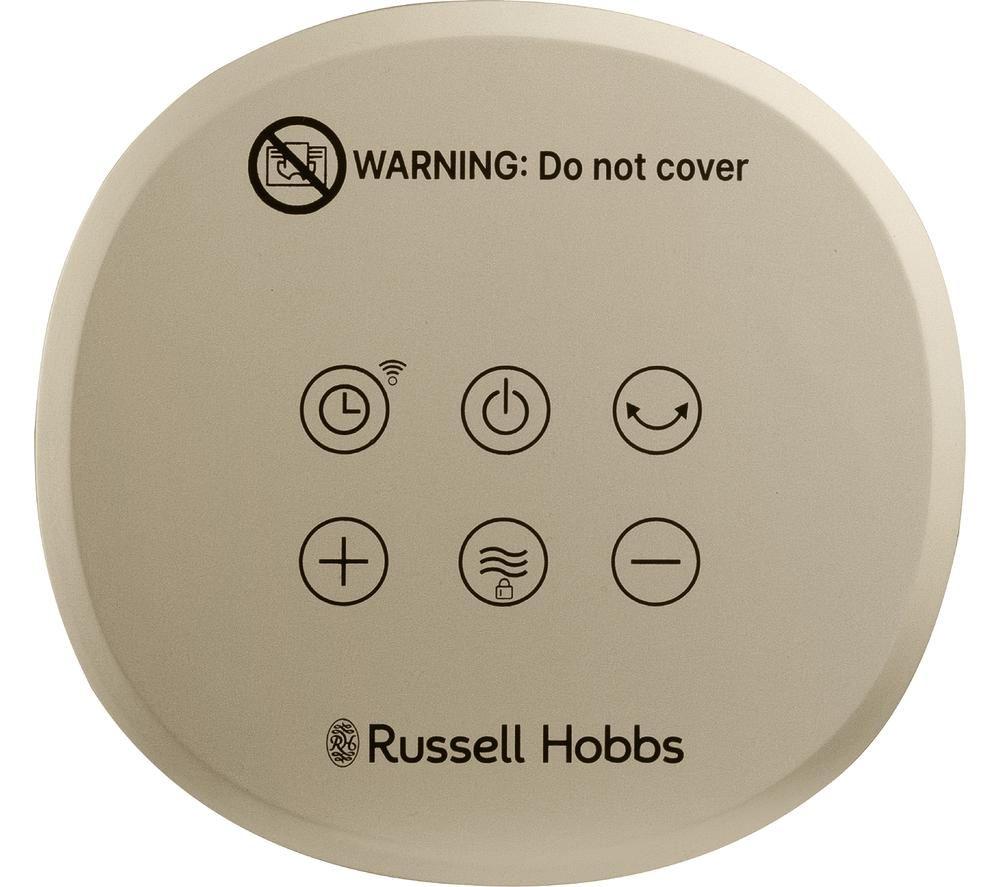 RUSSELL HOBBS RHCTH2001ST-SMT Smart Ceramic Fan Heater - Cream & Gold image number 2 of 5