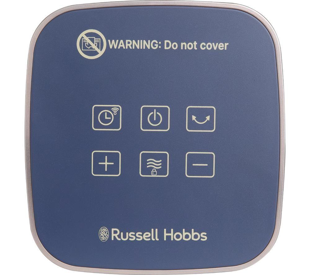 RUSSELL HOBBS RHCTH2002OP-SMT Smart Ceramic Fan Heater - Navy Blue & Champagne image number 5 of 5