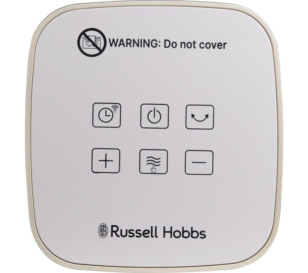 RUSSELL HOBBS RHCTH2002ST-SMT Smart Ceramic Fan Heater - Cream & Gold image number 6 of 6