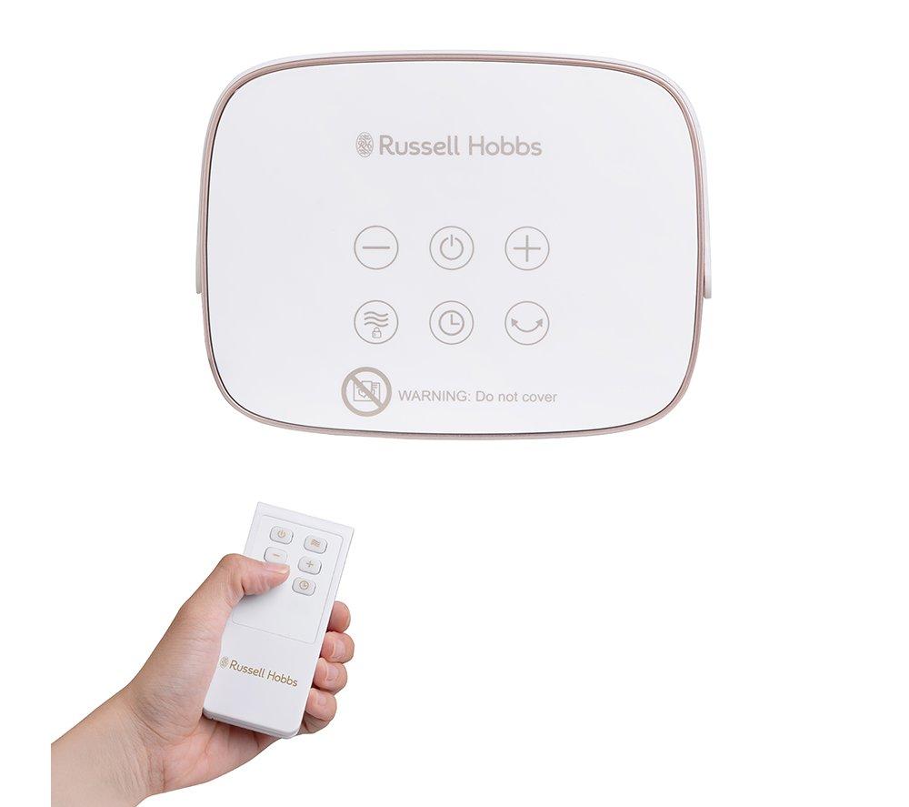 RUSSELL HOBBS RHCH2001WCHAMP Ceramic Fan Heater - White & Champagne image number 13 of 14