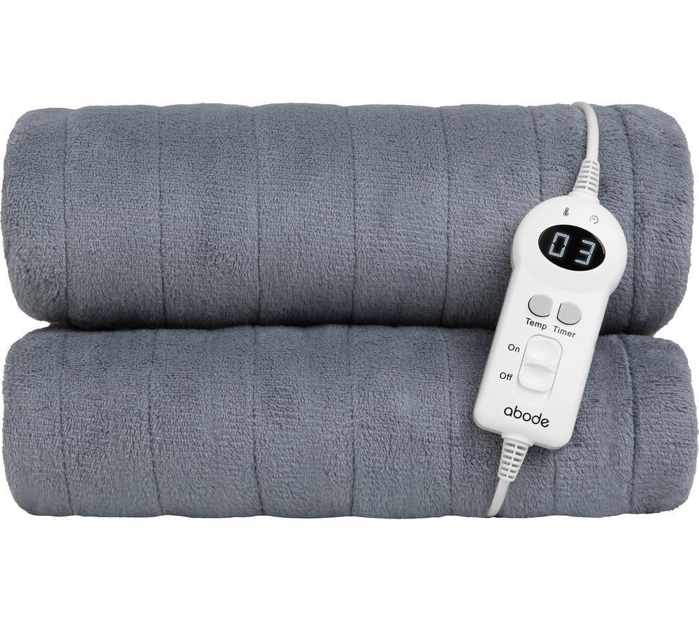 ABODE AHT1001GR Heated Throw - Grey image number 3 of 3