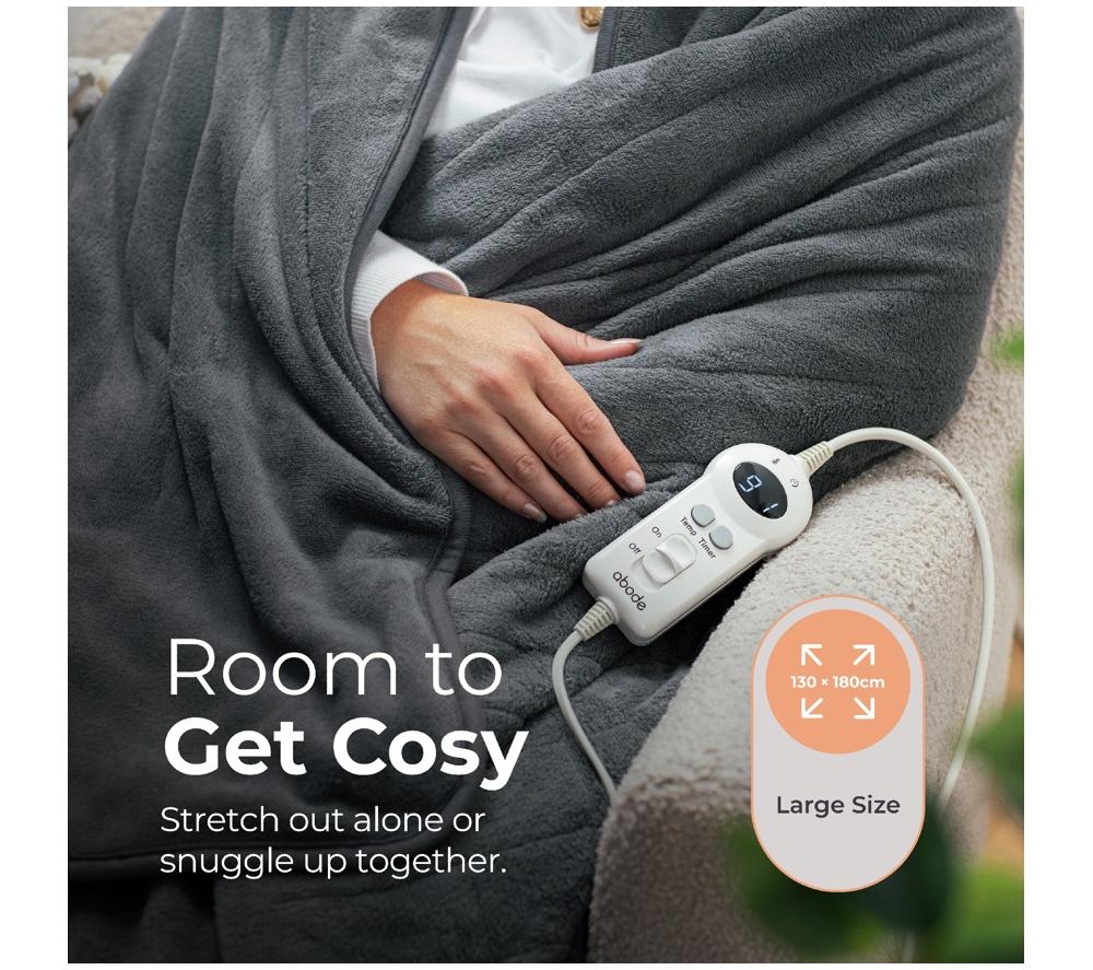 ABODE AHT1001GR Heated Throw - Grey image number 6 of 12