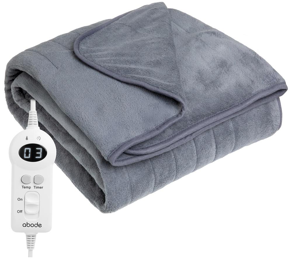 ABODE AHT1001GR Heated Throw - Grey image number 12 of 12
