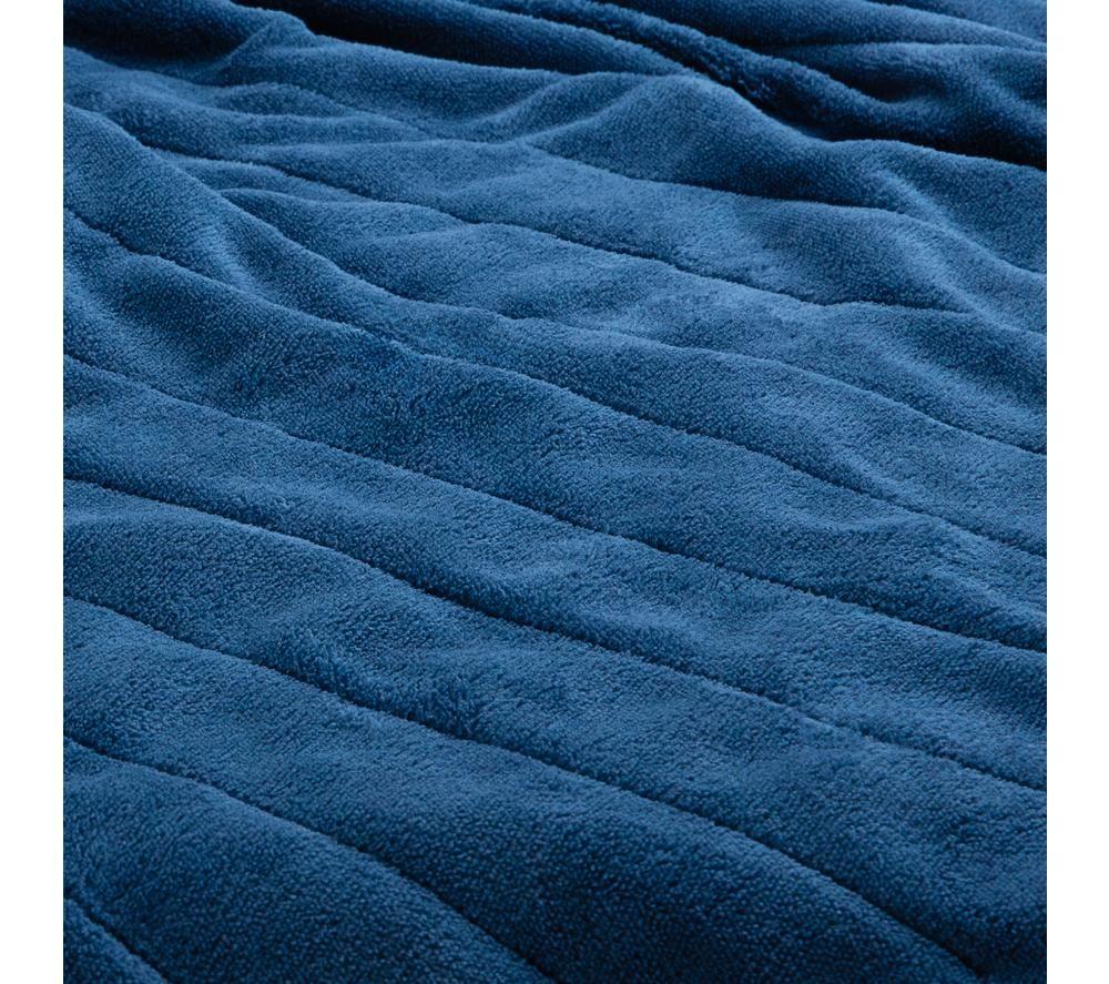 ABODE AHT1001BLU Heated Throw - Blue image number 3 of 4