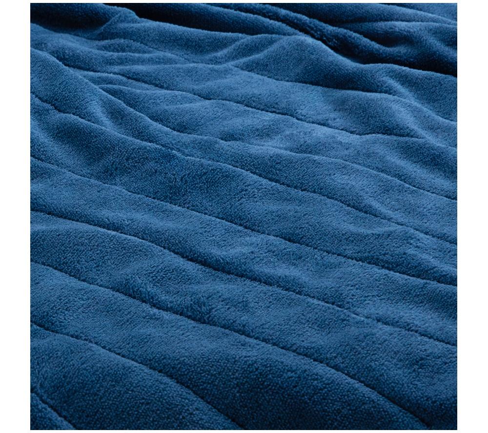 ABODE AHT1001BLU Heated Throw - Blue image number 12 of 12