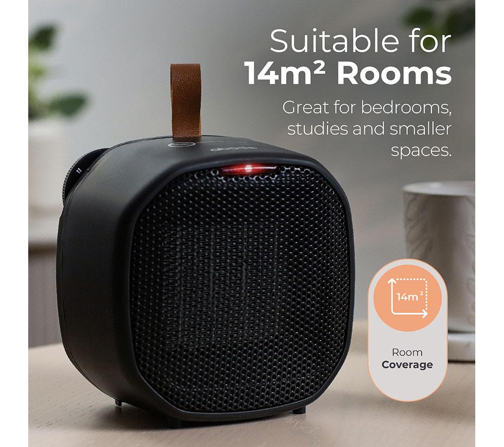 ABODE ADTH1002B Hot & Cool Ceramic Fan Heater - Black image number 7 of 12