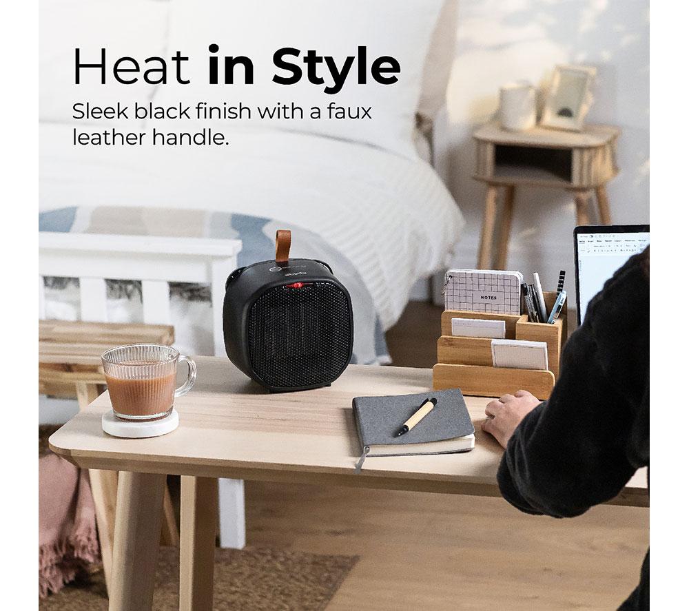 ABODE ADTH1002B Hot & Cool Ceramic Fan Heater - Black image number 8 of 12