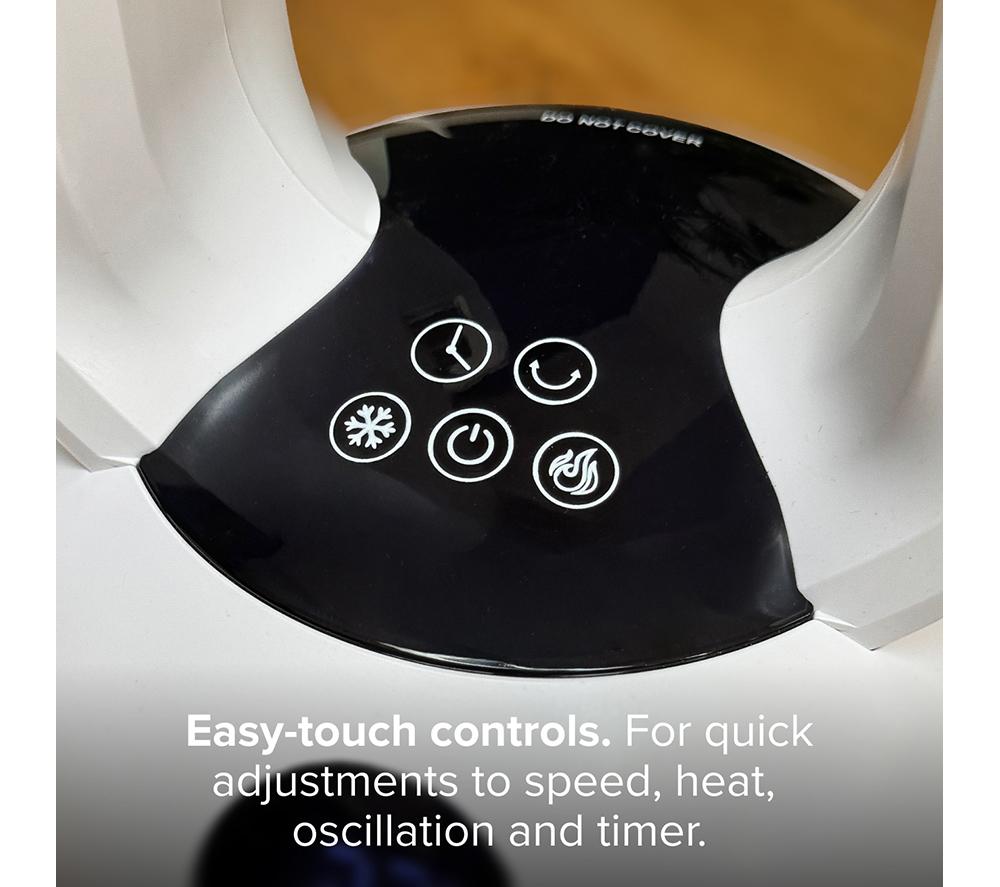 DREW & COLE SmartAir Smooth Flow Bladeless Fan & Heater - White image number 11 of 13