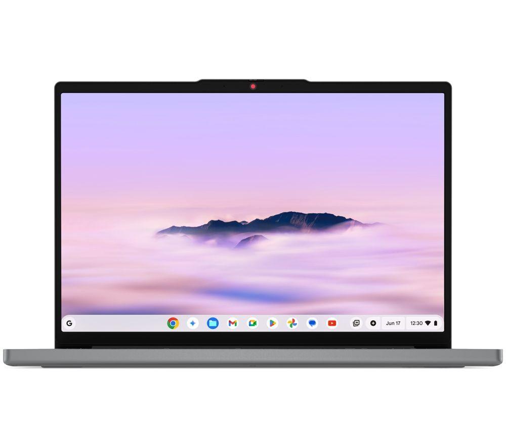 LENOVO 83T10026UK 15" Chromebook Plus - Intel&reg; Core&trade; 3 N355, 128 GB UFS, Grey image number 2 of 5