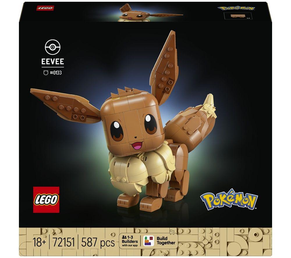 LEGO Pok&eacute;mon 72151 Eevee Set for Adults image number 4 of 6