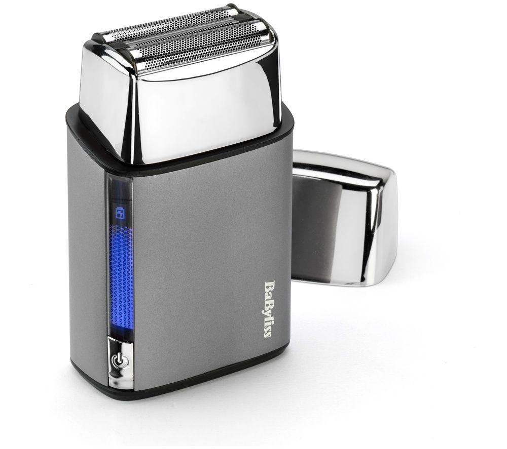 BABYLISS Super-X Metal Series Electric Double Foil Wet & Dry Shaver - Silver