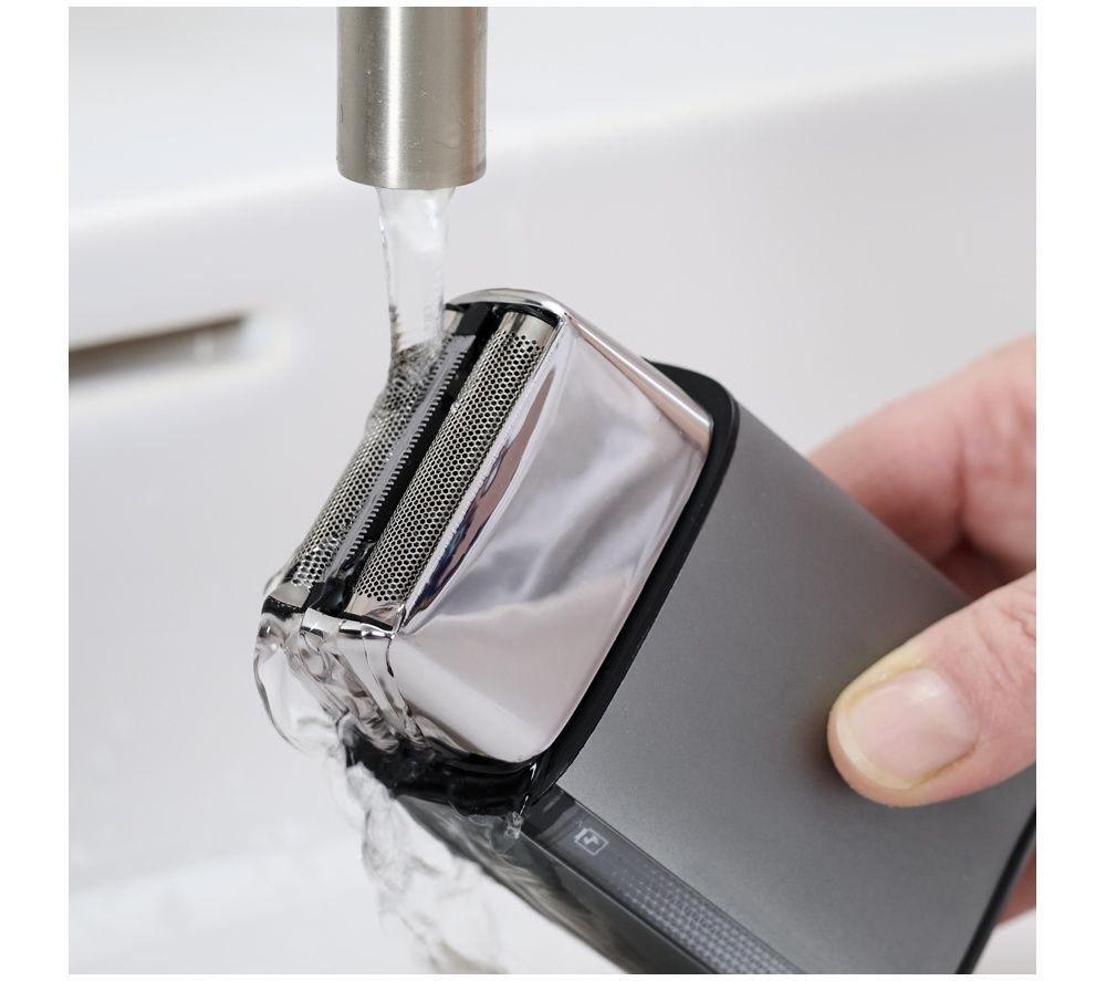 BABYLISS Super-X Metal Series Electric Double Foil Wet & Dry Shaver - Silver image number 3 of 6