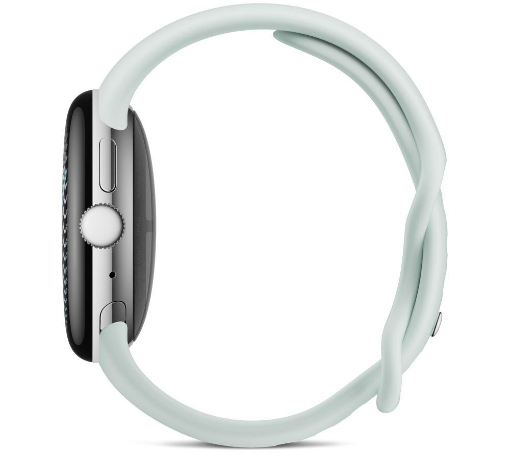 GOOGLE Pixel Watch 5 WiFi - Polished Silver Aluminum Case with Fog Active Band, 41 mm image number 2 of 13