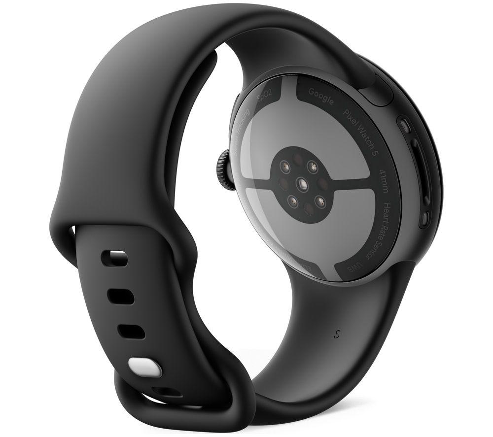 GOOGLE Pixel Watch 5 WiFi - Matte Black Aluminium Case with Obsidian Active Band, 45 mm image number 3 of 12