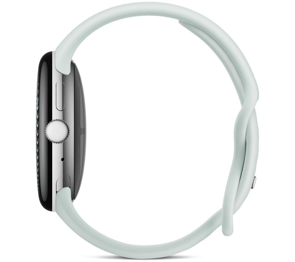 GOOGLE Pixel Watch 5 WiFi - Polished Silver Aluminum Case with Fog Active Band, 45 mm image number 2 of 11