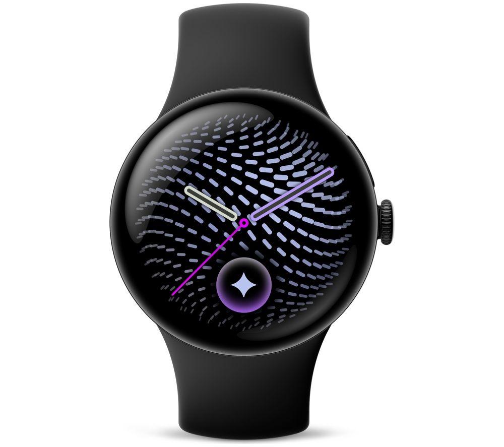 GOOGLE Pixel Watch 5 LTE - Matte Black Aluminium Case with Obsidian Active Band, 41 mm image number 4 of 12
