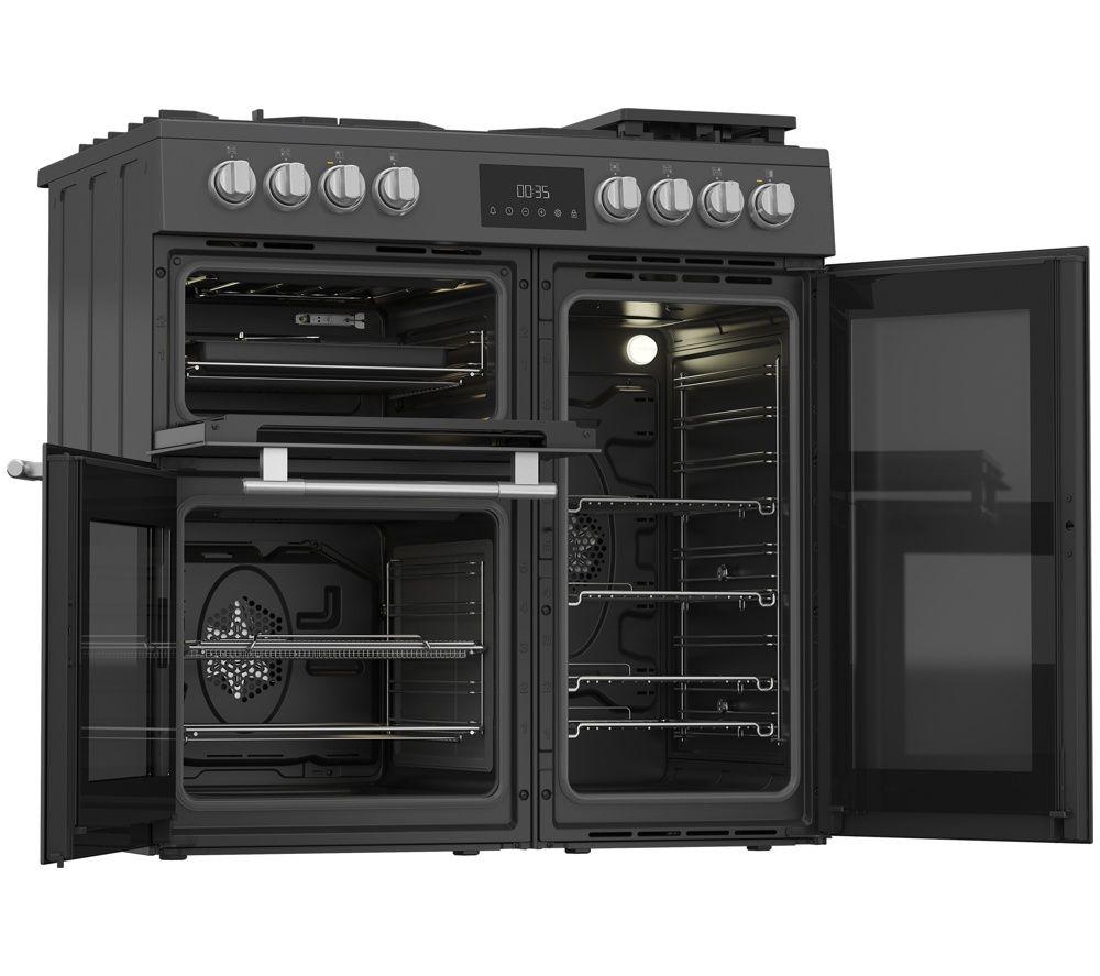 HOTPOINT RH90FA20A 90 cm Dual Fuel Range Cooker with AirFry - Anthracite image number 4 of 12