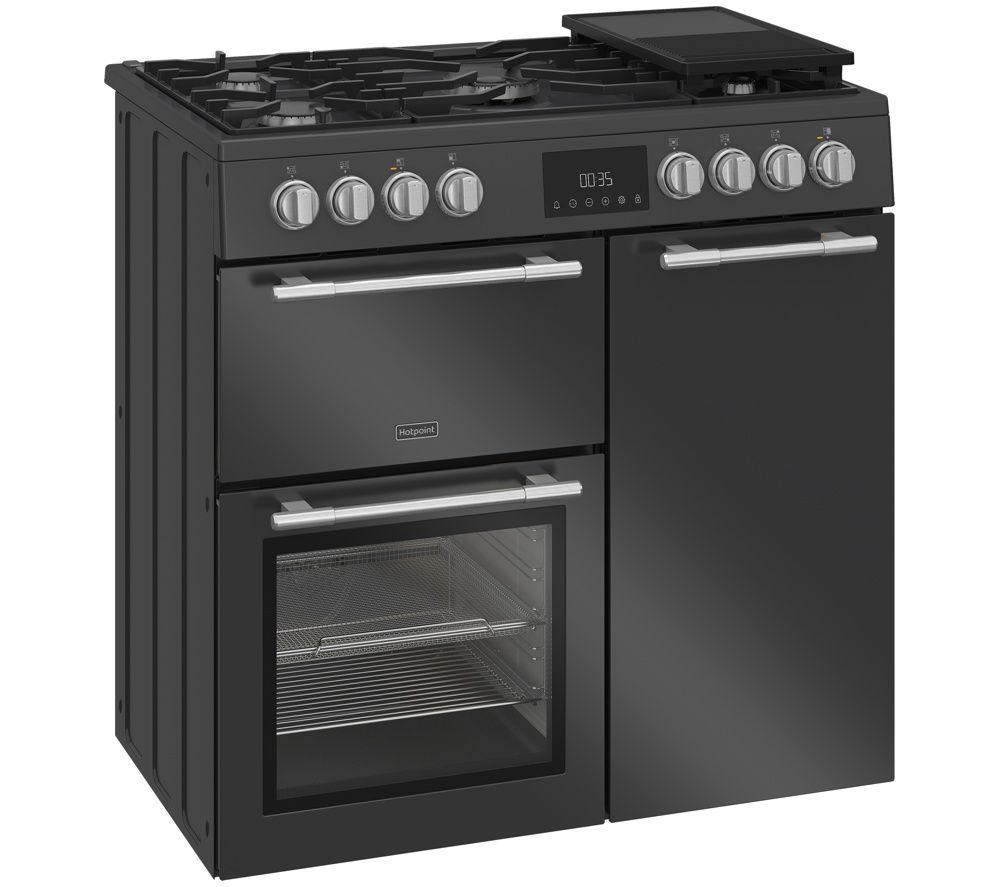 HOTPOINT RH90FA20A 90 cm Dual Fuel Range Cooker with AirFry - Anthracite image number 5 of 12