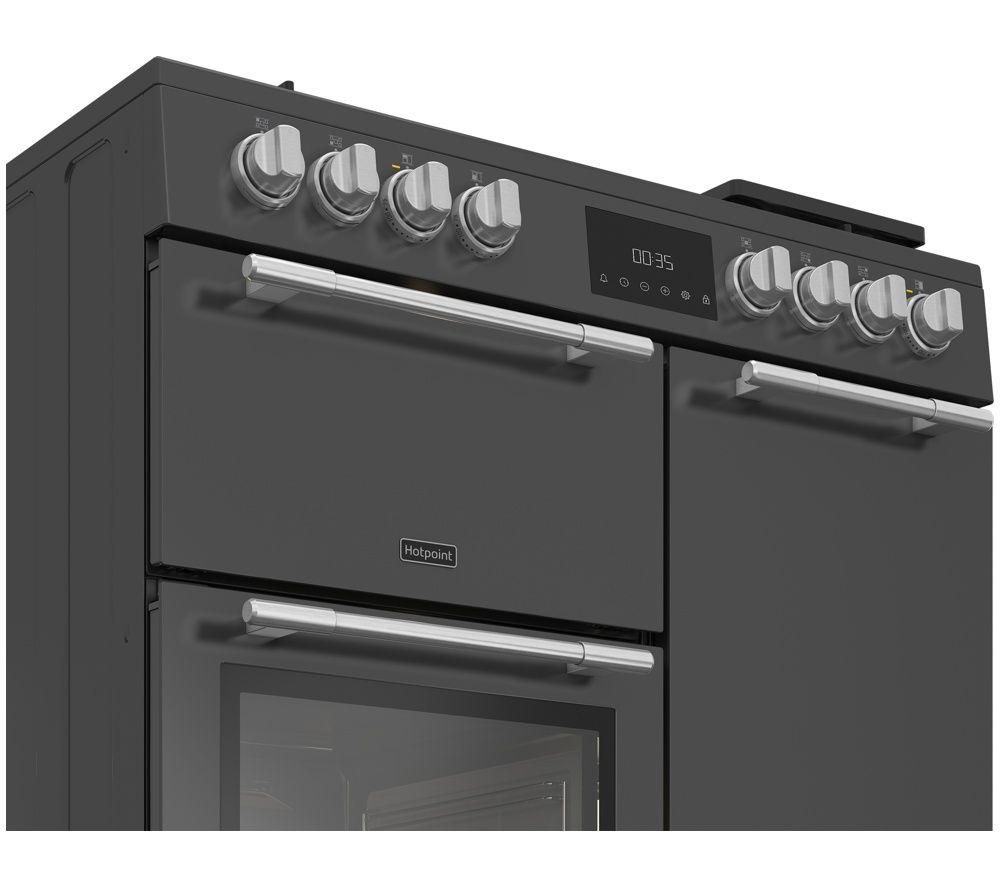HOTPOINT RH90FA20A 90 cm Dual Fuel Range Cooker with AirFry - Anthracite image number 6 of 12