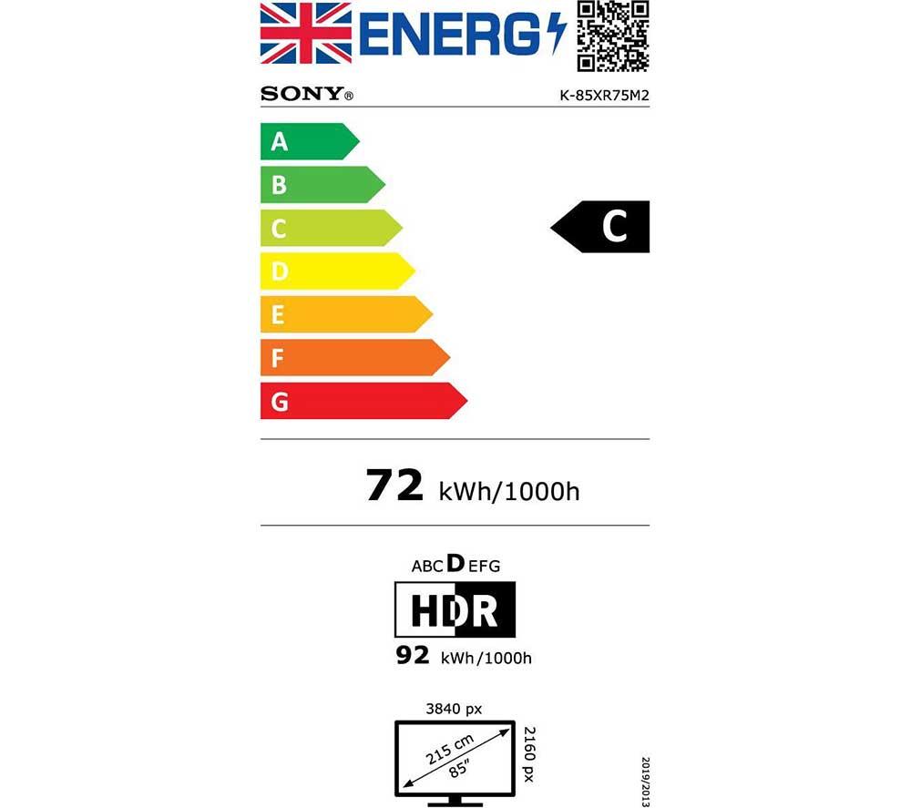 SONY BRAVIA 7 II 50" True RGB Mini LED 4K HDR Smart TV 2026 - K50XR75M2 image number 22 of 24