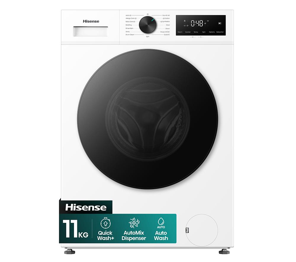 HISENSE 1i Series WF1I1142BWL2 11 kg 1400 Spin Washing Machine - White