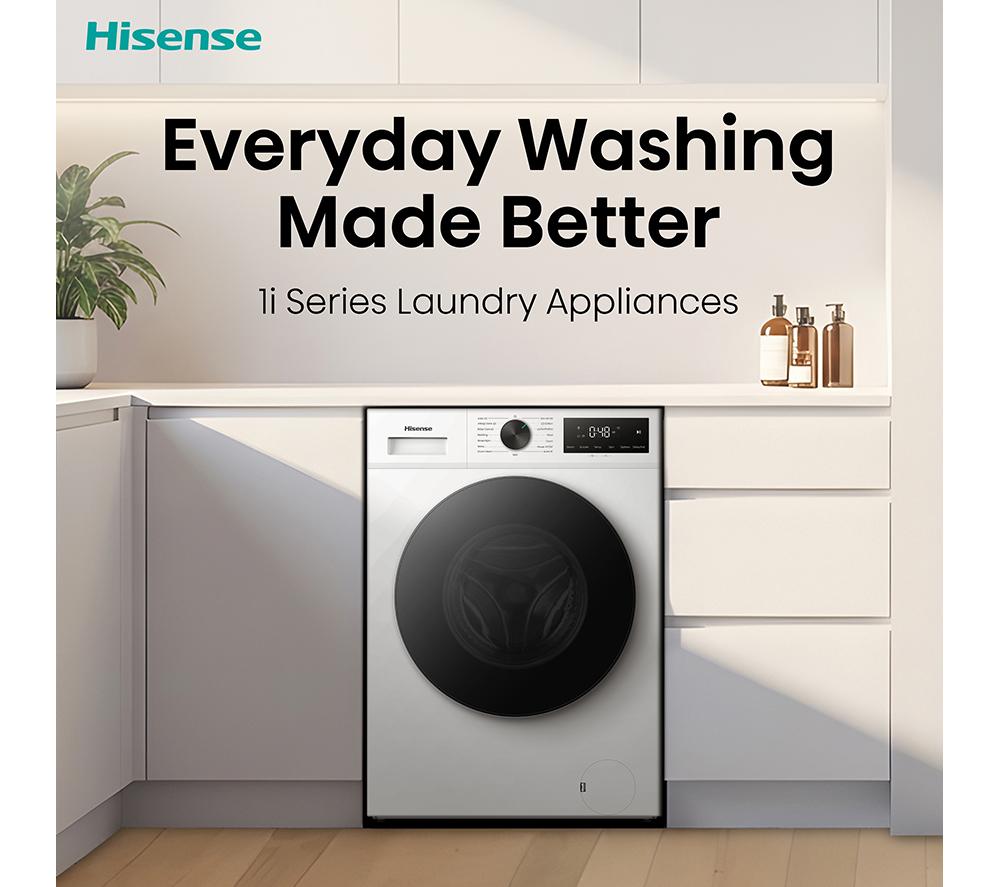 HISENSE 1i Series WF1I1142BWL2 11 kg 1400 Spin Washing Machine - White image number 3 of 25
