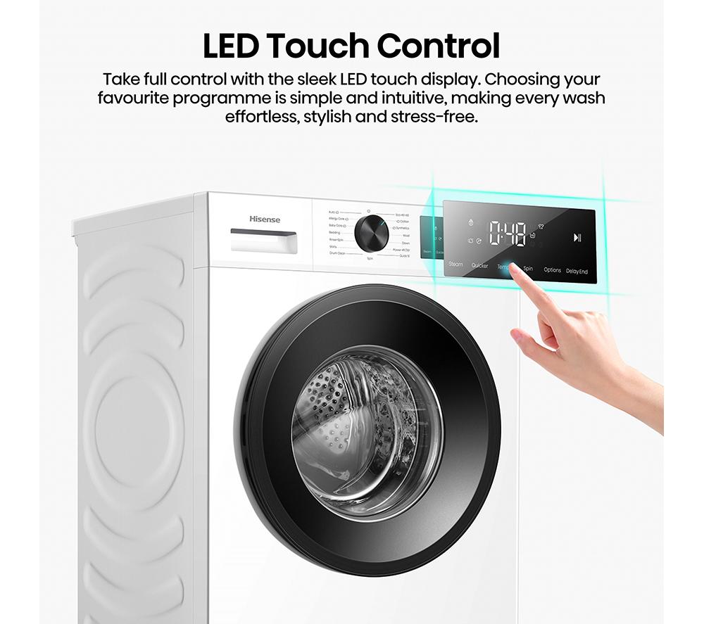 HISENSE 1i Series WF1I1142BWL2 11 kg 1400 Spin Washing Machine - White image number 15 of 25