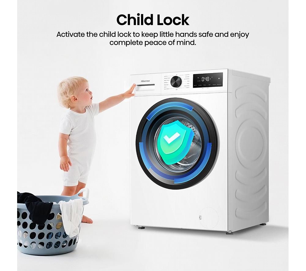HISENSE 1i Series WF1I1142BWL2 11 kg 1400 Spin Washing Machine - White image number 16 of 25
