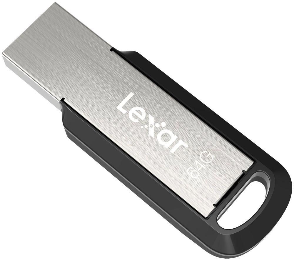 LEXAR JumpDrive M400 USB 3.0 Memory Stick - 64 GB, Silver image number 4 of 5