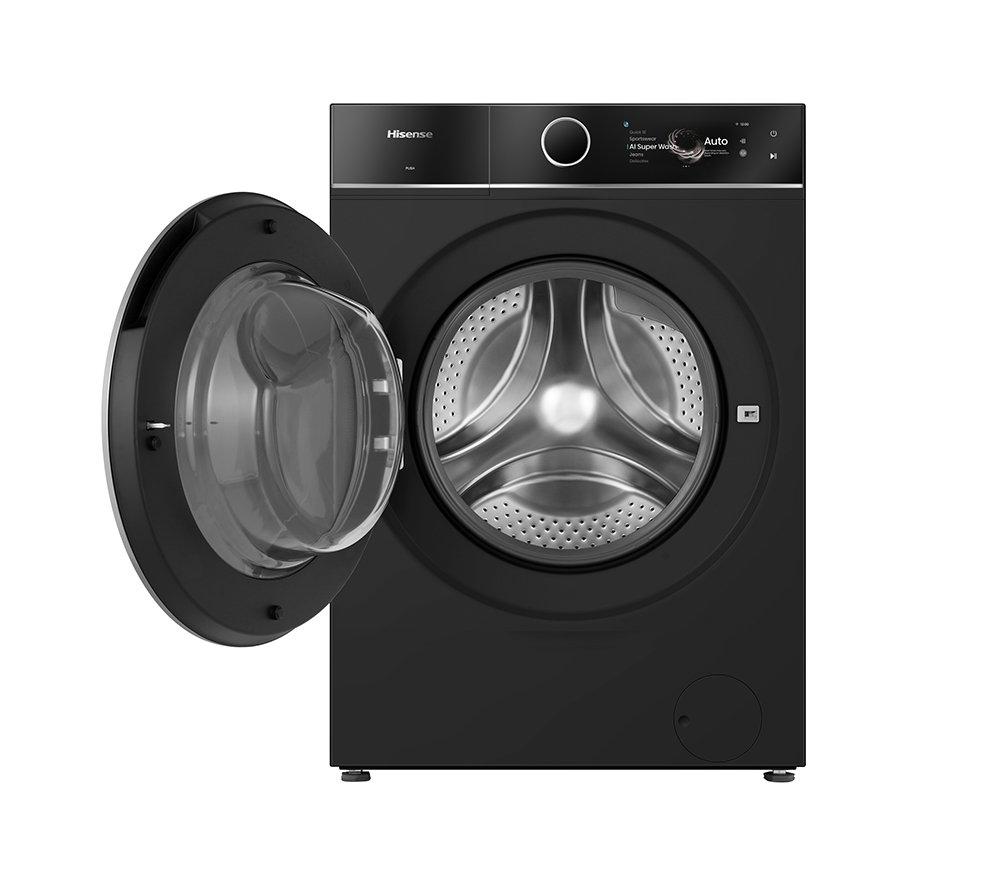 HISENSE KitchenFit 7i Series WF7I1248BBR WiFi-enabled 12 kg 1400 Spin Washing Machine - Black image number 4 of 37