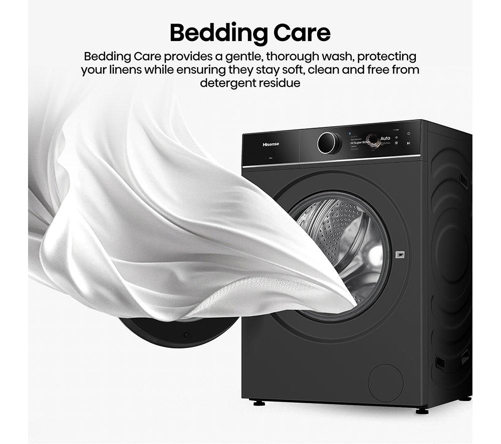 HISENSE KitchenFit 7i Series WF7I1248BBR WiFi-enabled 12 kg 1400 Spin Washing Machine - Black image number 28 of 37
