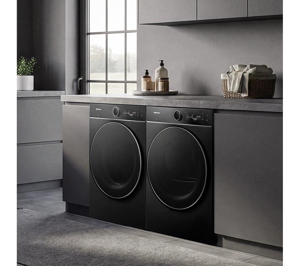 HISENSE KitchenFit 7i Series WF7I1248BBR WiFi-enabled 12 kg 1400 Spin Washing Machine - Black image number 34 of 37