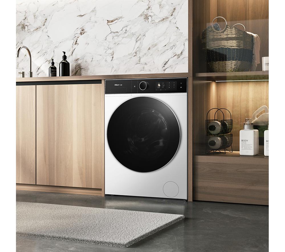 HISENSE KitchenFit 5i Series WD5I1245BWRH WiFi-enabled 12 kg Washer Dryer - White image number 35 of 35