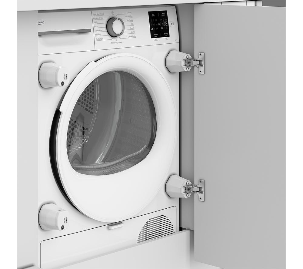 BEKO Pro NTIKP71121WN Integrated 7 kg Heat Pump Tumble Dryer - White image number 2 of 5
