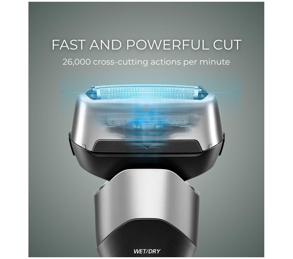 PANASONIC ES-RM3FX 3-Blade Wet & Dry Foil Shaver - Black & Grey image number 2 of 5