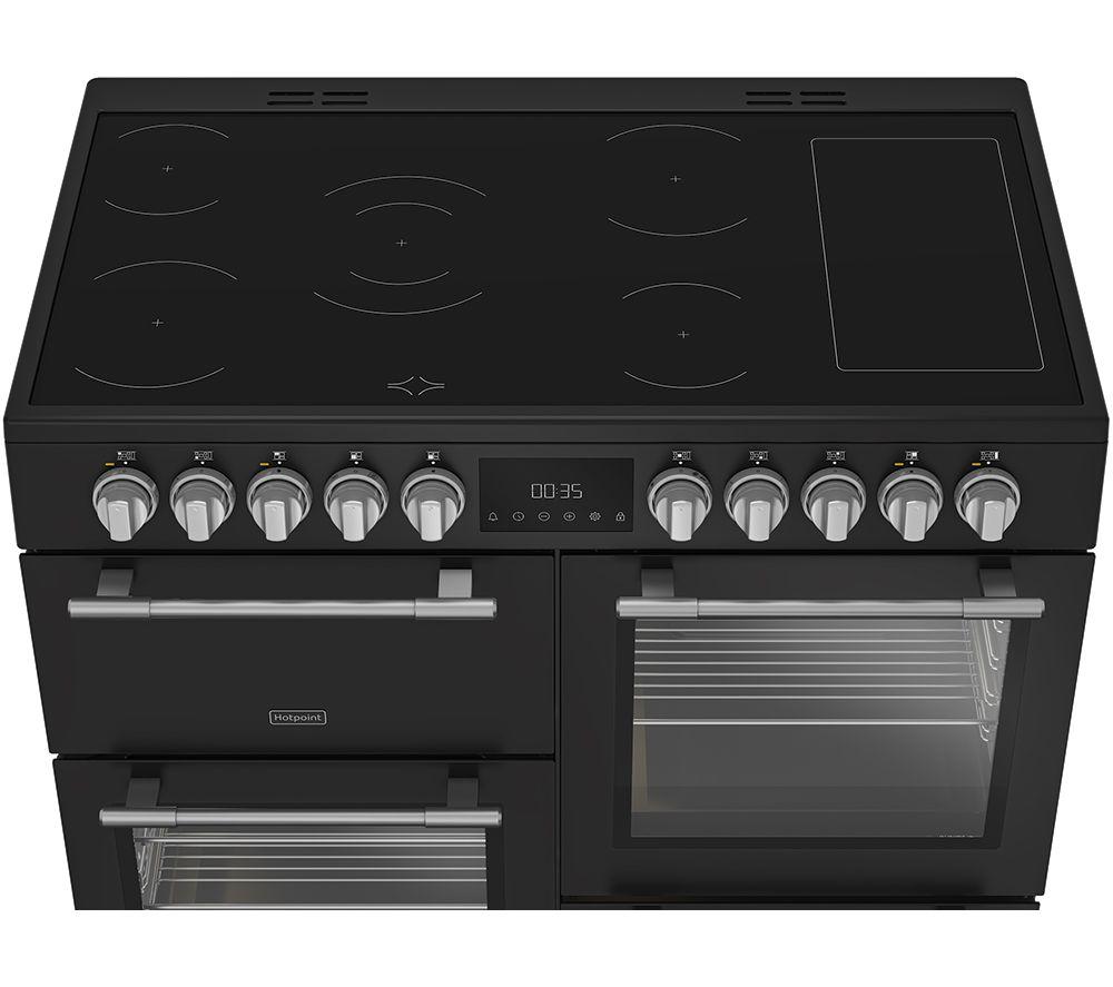 HOTPOINT RH100CA21B 100 cm Electric Ceramic Range Cooker - Black image number 3 of 9