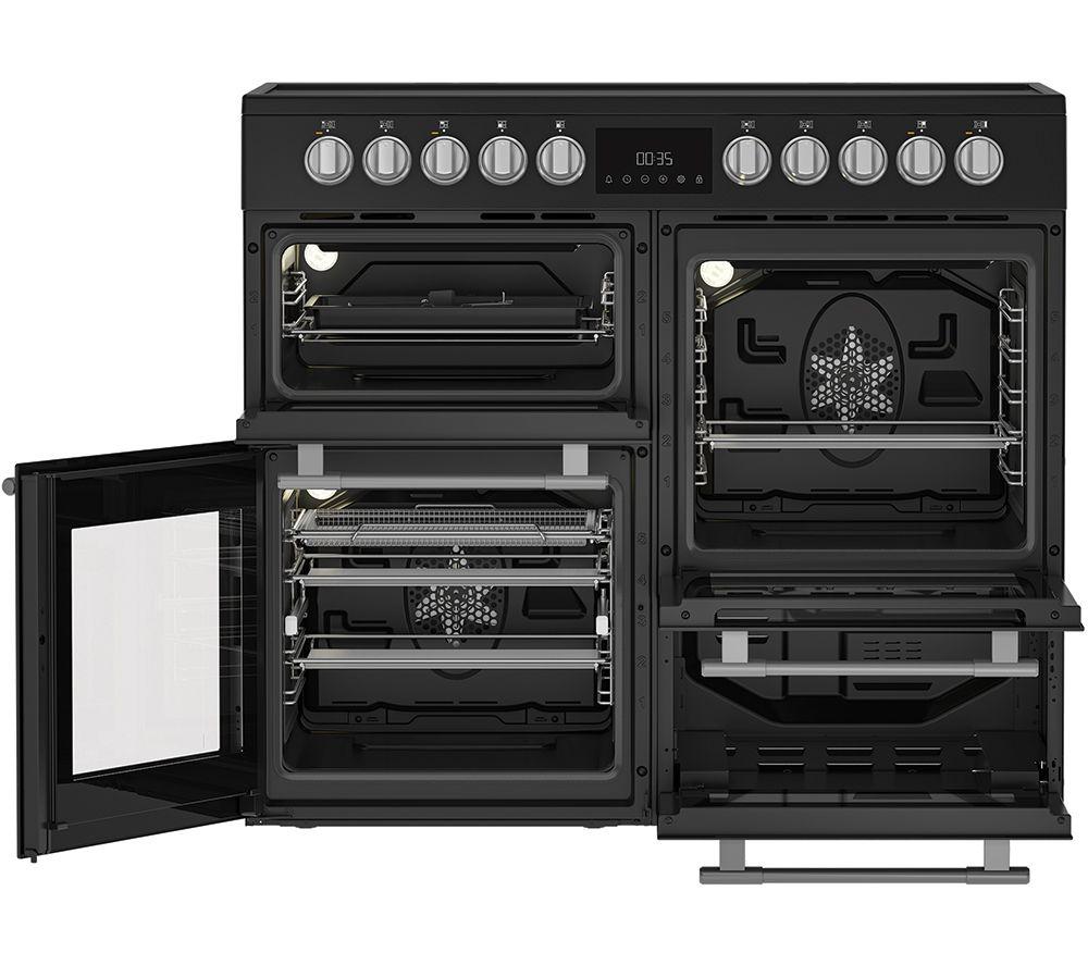HOTPOINT RH100CA21B 100 cm Electric Ceramic Range Cooker - Black image number 5 of 9