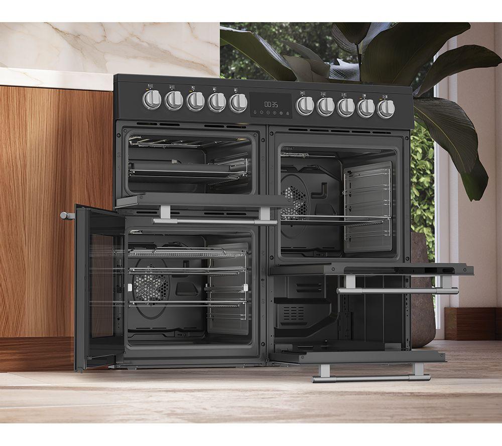 HOTPOINT RH100CA21B 100 cm Electric Ceramic Range Cooker - Black image number 8 of 9